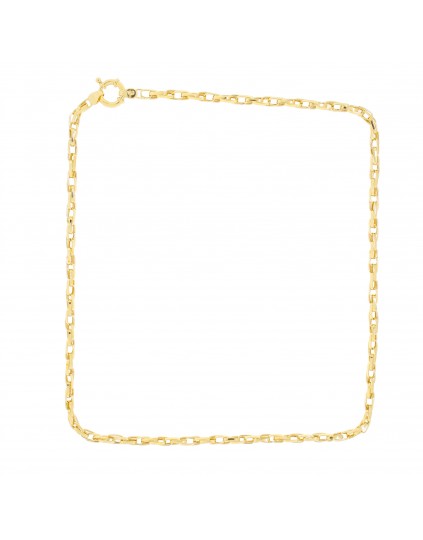 Corrente entrelaçada 10 gramas 60 cm em ouro 18 k